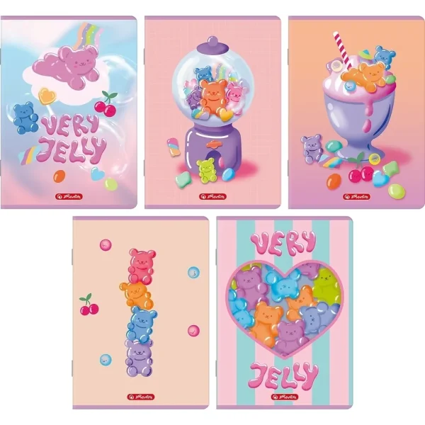 ZESZYT A5 16 = KOLOROWA JELLY HERLITZ