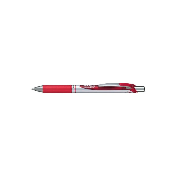 PIÓRO ŻELOWE KULKOWE ENERGEL 0,7 MM METAL TIP BL77 PENTEL RED