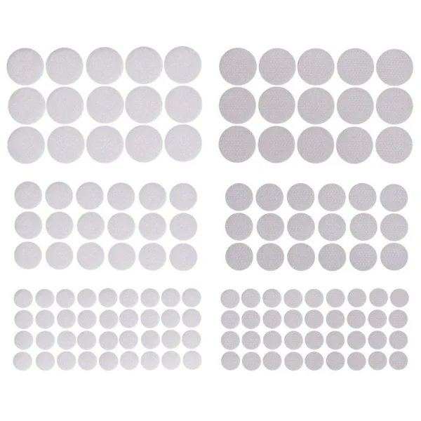 RZEPY SAMOPRZYLEPNE MIX 69 SZT BIAŁE KROPKI DPKD-011