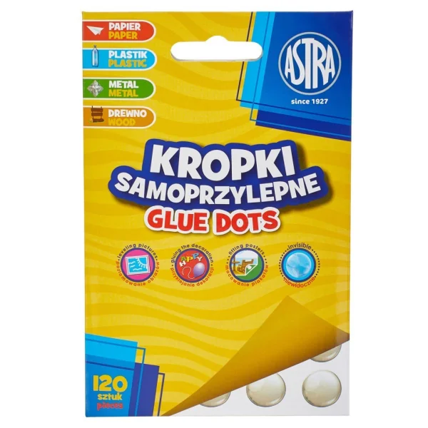 KROPKI SAMOPRZYLEPNE 120SZT ASTRA
