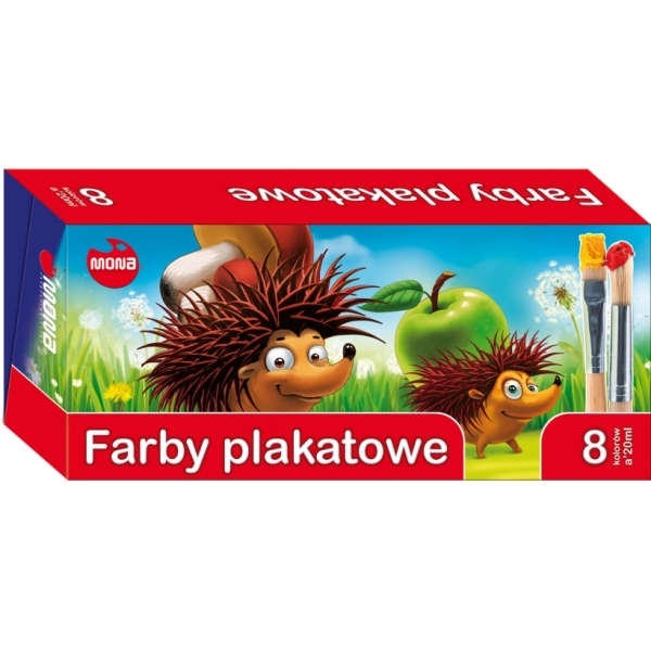 FARBY PLAKATOWE 8 KOL MONA