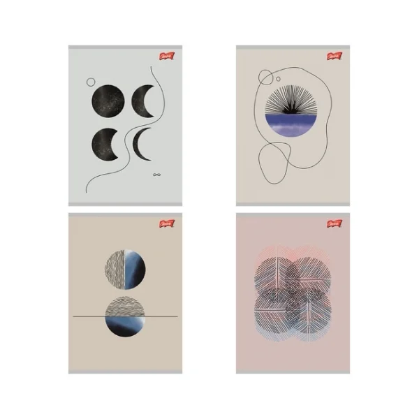 ZESZYT A5 60 = LAMINOWANY MINIMALISM UNIPAP