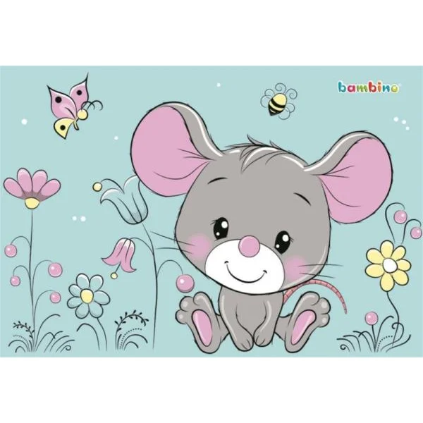 PODKŁAD NA BIURKO 55X38CM MOUSE OBUSTRONNY BAMBINO