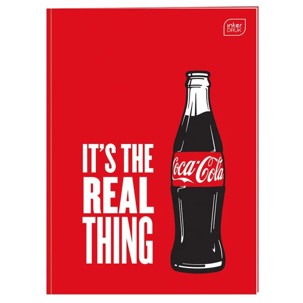 ZESZYT A4 32# MAT+UV COCA COLA INTERDRUK