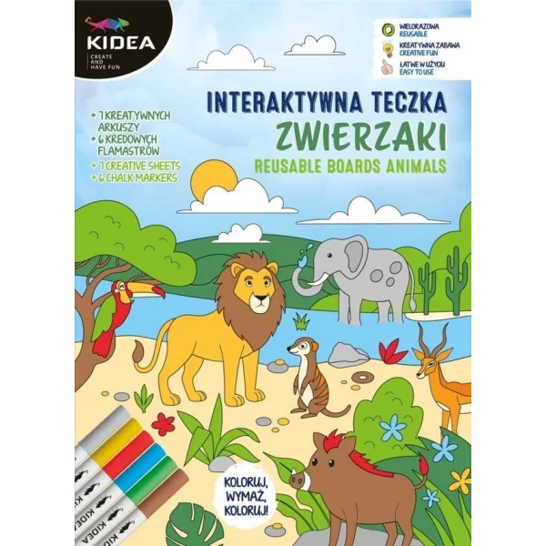 INTERAKTYWNA TECZKA ZWIERZAKI KIDEA