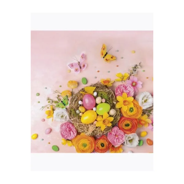 SERWETKI DAISY POL-MAK 33X33 WIELKANOC COLORFUL EGGS WITH CANDIES