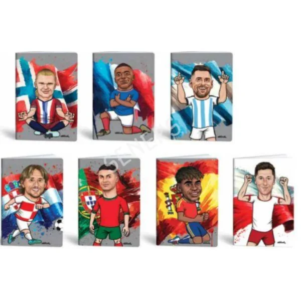 ZESZYT # 40 KARTEK A5 FOOTBAL ICONS MAR MAR