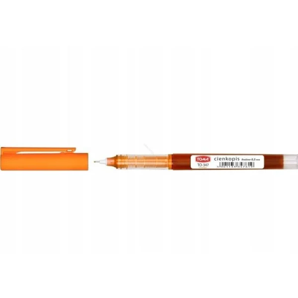 CIENKOPIS KAPILARNY F-LINER 0,5MM TO-347 TOMA ART POMARAŃCZOWY