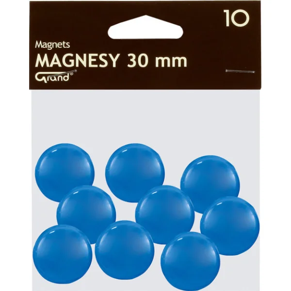 MAGNESY 30 MM 10 SZT NIEBIESKIE GRAND
