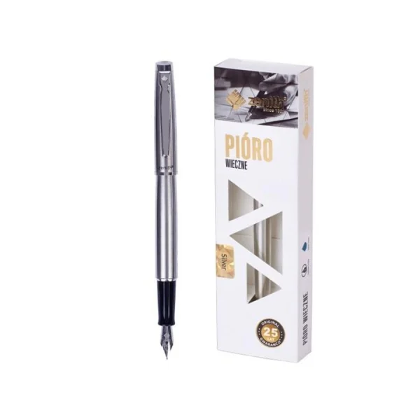 PIÓRO STALOWE ZENITH SILVER W ETUI