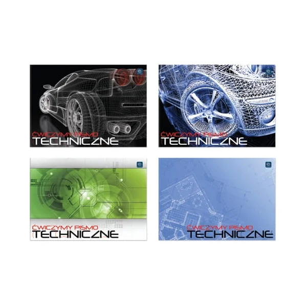 BLOK ĆWICZYMY PISMO TECHNICZNE A4 INTERDRUK