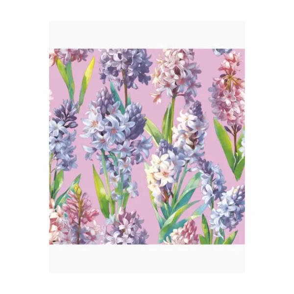 SERWETKI DAISY POL-MAK 33X33 PASTEL HIACYNT