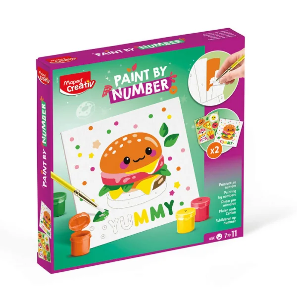 MALOWANIE PO NUMERACH YUMM CREATIV MAPED