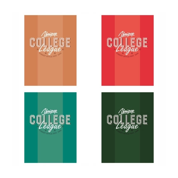 ZESZYT A4 60 # COLLEGE DAILY LAMINOWANY SOFT TOUCH 90G UNIPAP