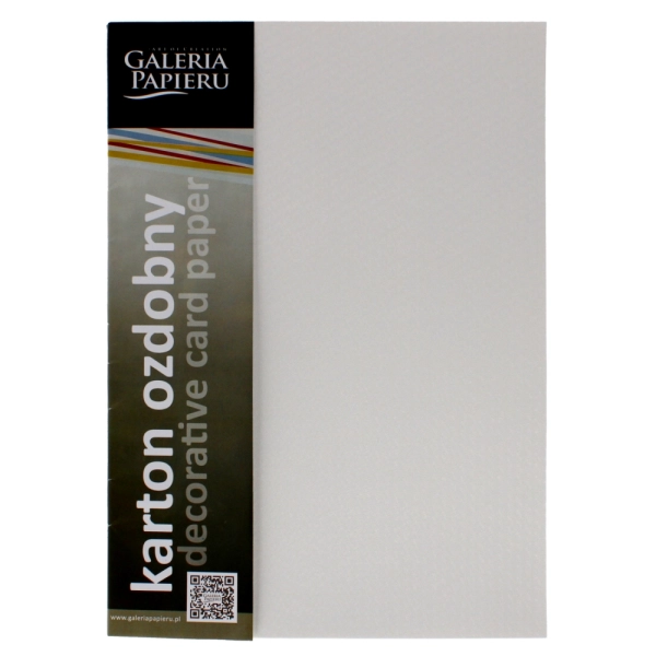 KARTON OZDOBNY DIAMOND DIAMENTOWA BIEL 230G GALERIA PAPIERU