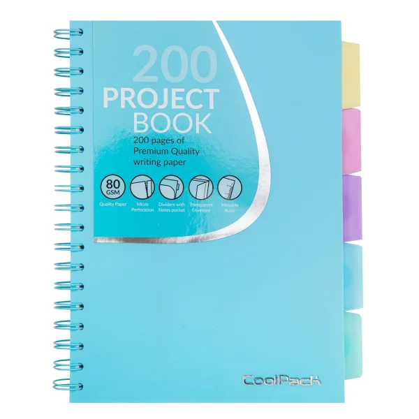 KOŁOZESZYT PP B5 200 PASTEL POWDER BLUE COOLPACK