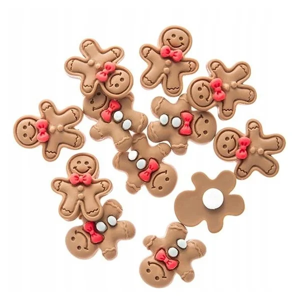 OZDOBY SAMOPRZYLEPNE 3D PIERNIKOWE LUDZIKI 12 SZT DPZA-191 DP CRAFT