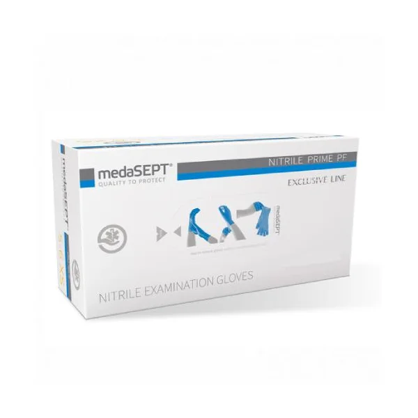 RĘKAWICZKI NITRYLOWE XL NIEBIESKIE BEZPUDROWE