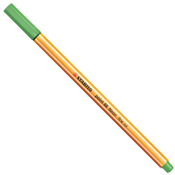 CIENKOPIS POINT 88 FINE 0,4MM STABILO 88/033 NEON ZIELONY