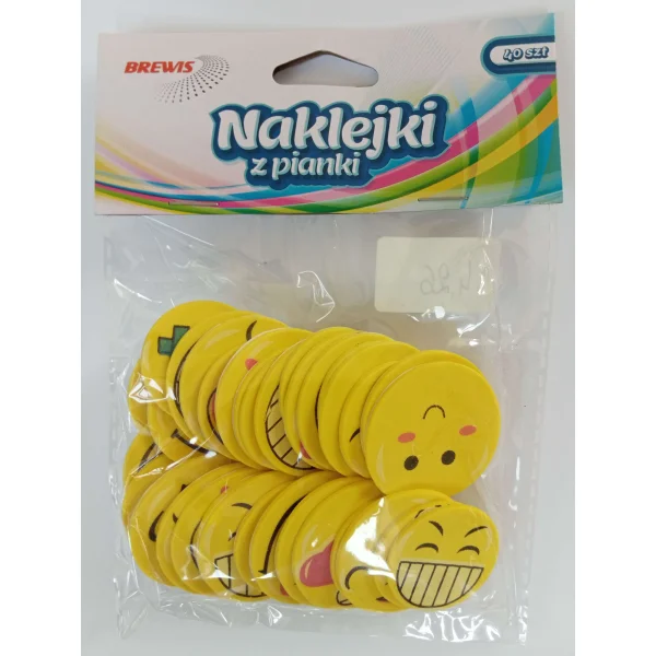 NAKLEJKI Z PIANKI PVC53 BUŹKI BREWIS