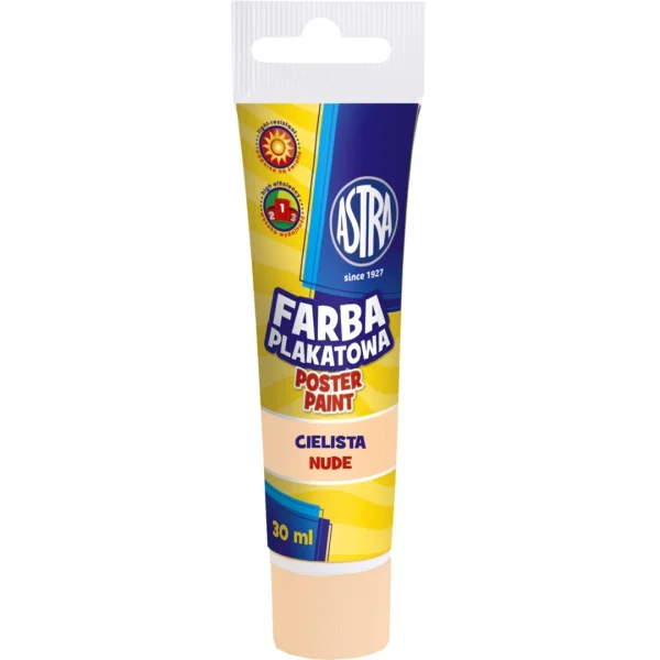 FARBA PLAKATOWA W TUBIE ASTRA CIELISTA