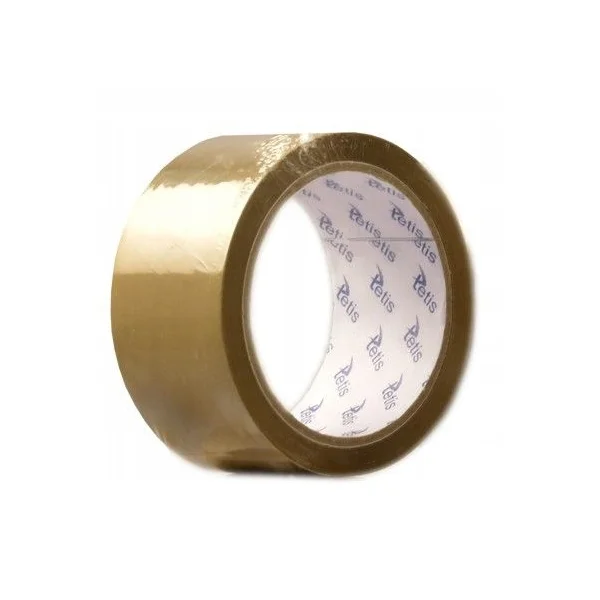 TAŚMA PAKOWA 48MM X 50M TETIS BRĄZOWA