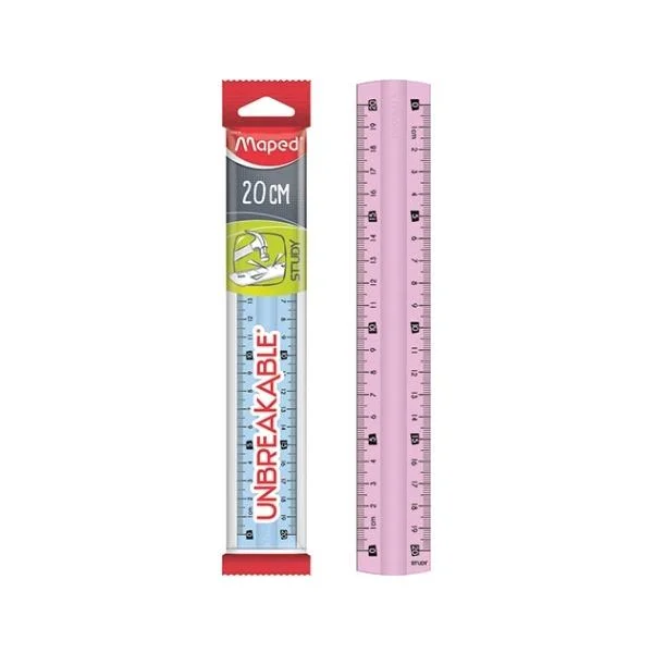 LINIJKA STUDY 20CM NIEŁAMLIWA MAPED