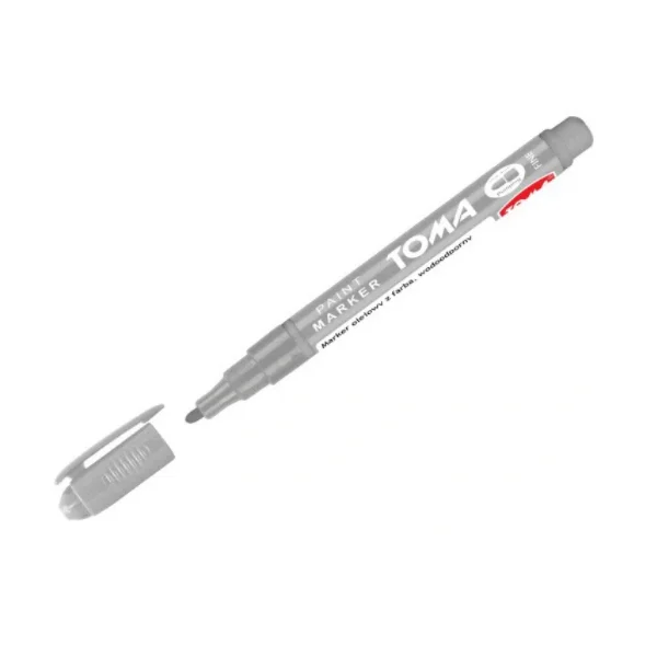 MARKER OLEJOWY SILVER FINE TOMA