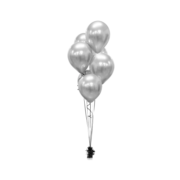 BALONY BEAUTY&CHARM, PLATYNOWE SREBRNE 12