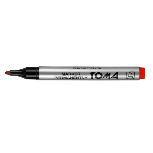 MARKER PERNAMENTNY TO-090 CZERWONY TOMA 5901133090218