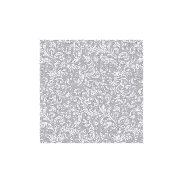 SERWETKI MAKI POL-MAK 33X33 WALLPAPER ORNAMET SILVER