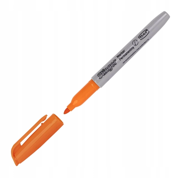 MARKER STINGER PERMANENTNY OKRĄGŁY TO-323 POMARAŃCZOWY TOMA