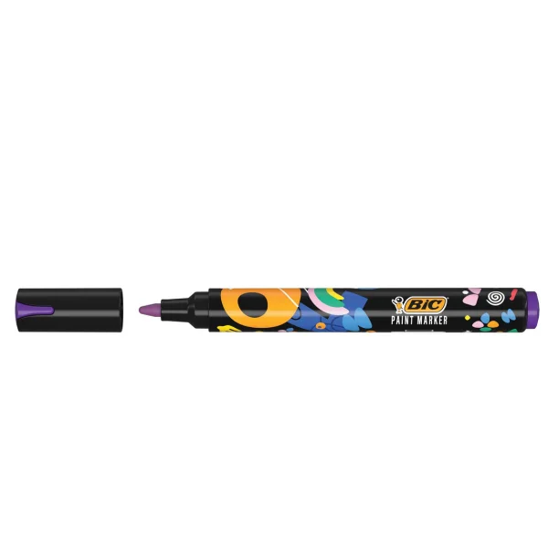 PINT MARKER OLEJOWY WATER-BASED PURPLE BIC