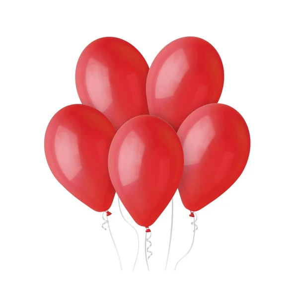 BALONY PASTEL 12" 30 CM CIEMNE CZERWONE 45 100 SZTUK GODAN