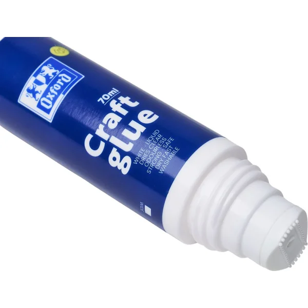 KLEJ BIAŁY OXFORD CRAFT UNIWERSALNY 70ML - 2 KOŃCÓWKI