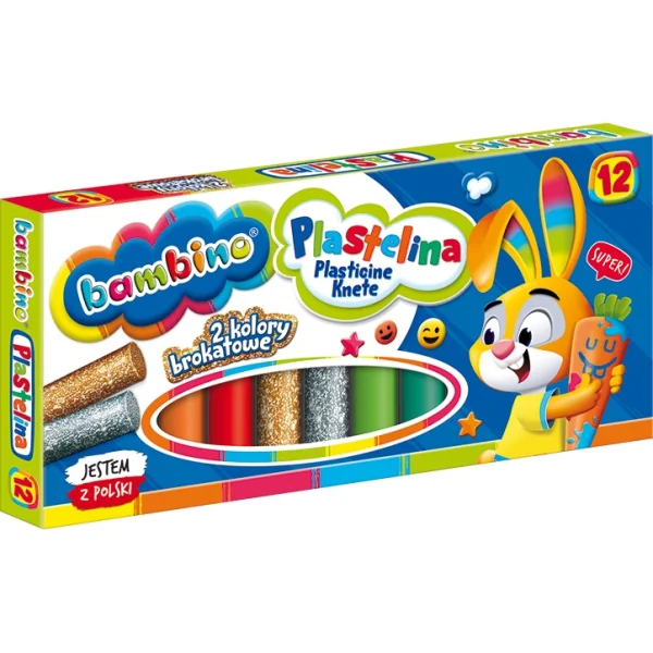 PLASTELINA 12 KOL BAMBINO