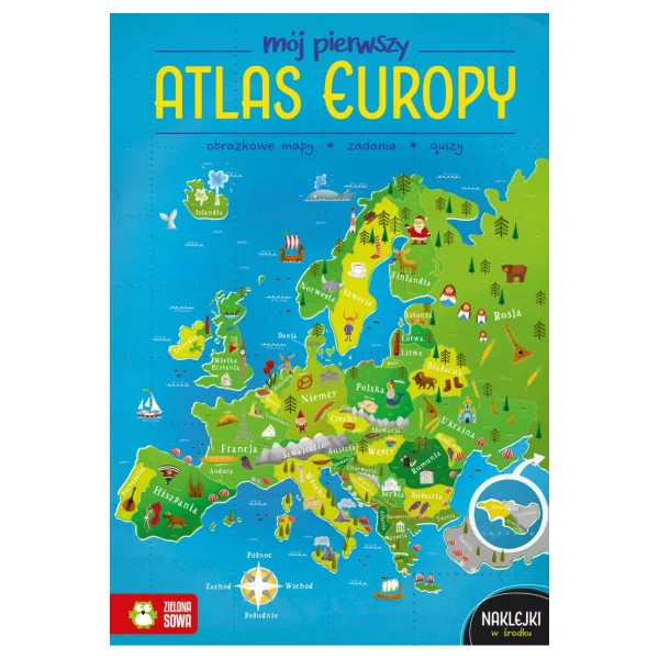 KSIĄŻECZKA MÓJ PIERWSZY ATLAS EUROPY