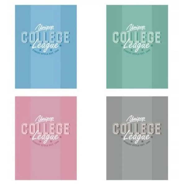 ZESZYT A5 32 # COLLEGE PREP LAMINOWANY SOFT TOUCH 90G UNIPAP