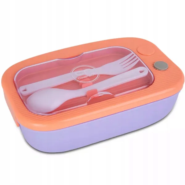 ŚNIADANIÓWKA Z PRZEGRÓDKAMI MIL PEACH/PURPLE 1100ML COOLPACK