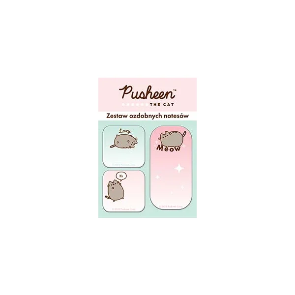 ZESTAW NOTESÓW SAMOPRZYLEPNYCH 30K 3 SZT PUSHEEN MAJEWSKI