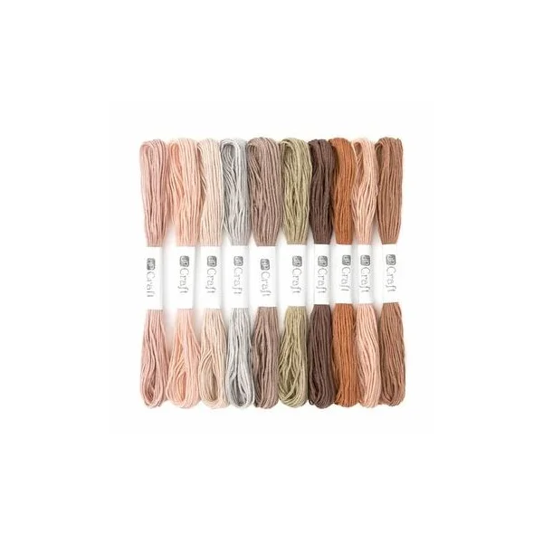 ZESTAW MULIN 8 M, 10 SZT., NATURAL DPNI-006 DP CRAFT