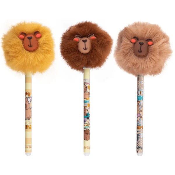 DŁUGOPIS WYMAZYWALNY POMPOM CAPYBARA COLORINO