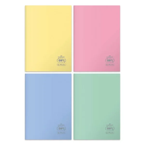 ZESZYT A5 60 # ECO PP PASTEL COLORS FSC HERLITZ