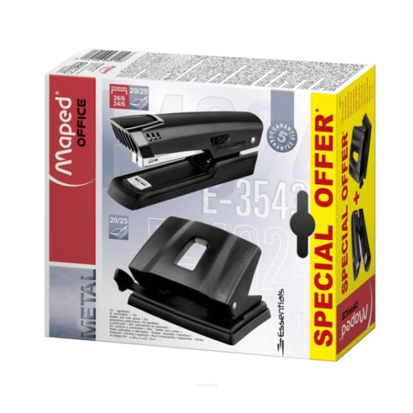 ZESTAW ZSZYWACZ + DZIURKACZ MAPED ESSENTIALS 3154148980148