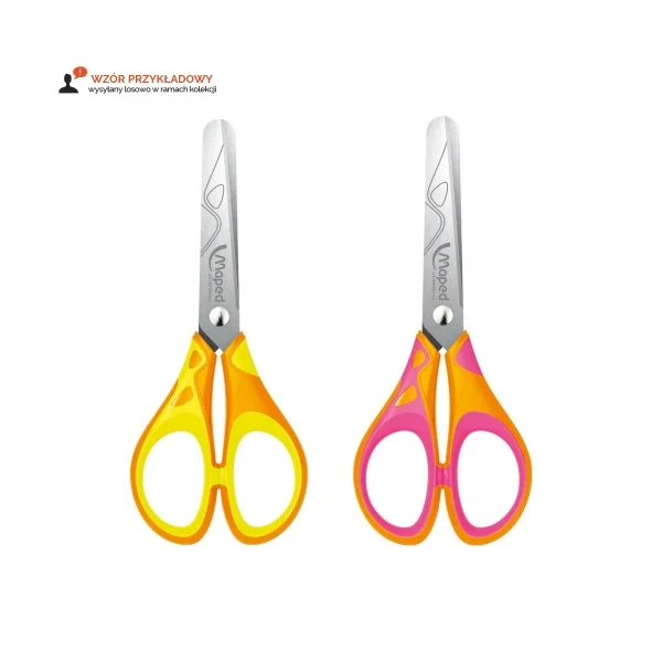 NOŻYCZKI 13CM PULSE SOFT NEON MAPED