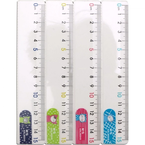 LINIJKA 15CM SO MANY CATS HAPPY COLOR