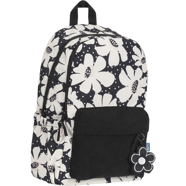 PLECAK SZKOLNY OXFORD BLOOM CZARNY