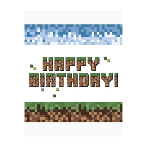 SERWETKI DAISY POL-MAK 33X33 PIXEL BLOCK HAPPY BIRTHDAY