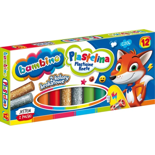 PLASTELINA 12 KOL BAMBINO