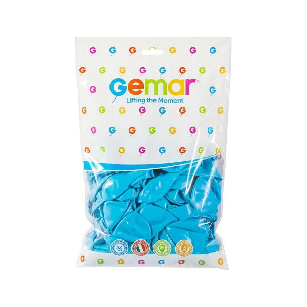 BALONY PASTEL 12" BŁĘKITNE 09 100SZT GODAN